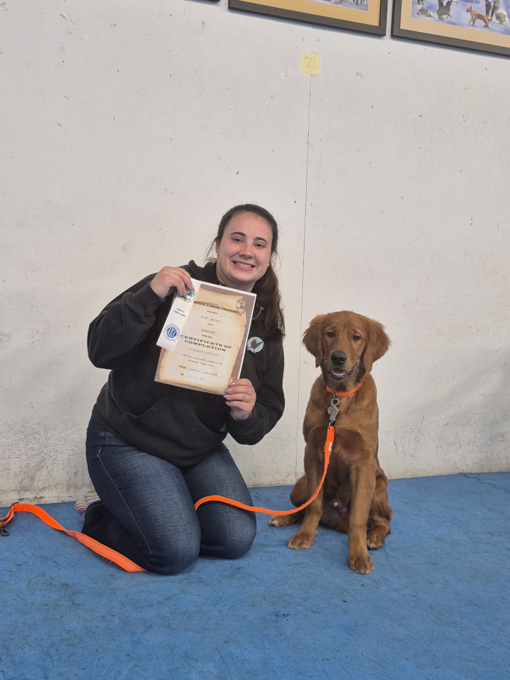 Advanced Puppy, Trick Dog Graduates - December, 2025
